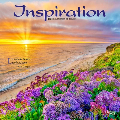 Inspiration Wall 2025 Calendar (French)