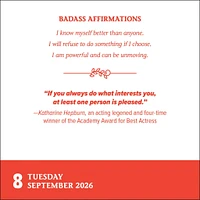 Badass Affirmations 2026 Box Calendar - Online Exclusive