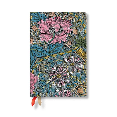 Morris Pink Honeysuckle William Morris Monthly Pocket Planner 2025 Calendar