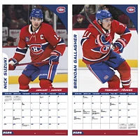 NHL Montreal Canadiens Bilingual 2026 Wall Calendar