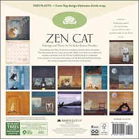 Zen Cat 2026 Wall Calendar - Online Exclusive