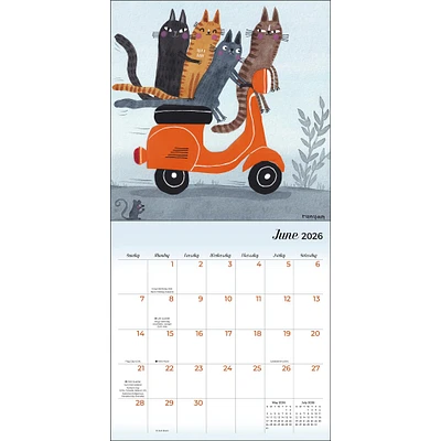 Feline 2026 Mini Calendar