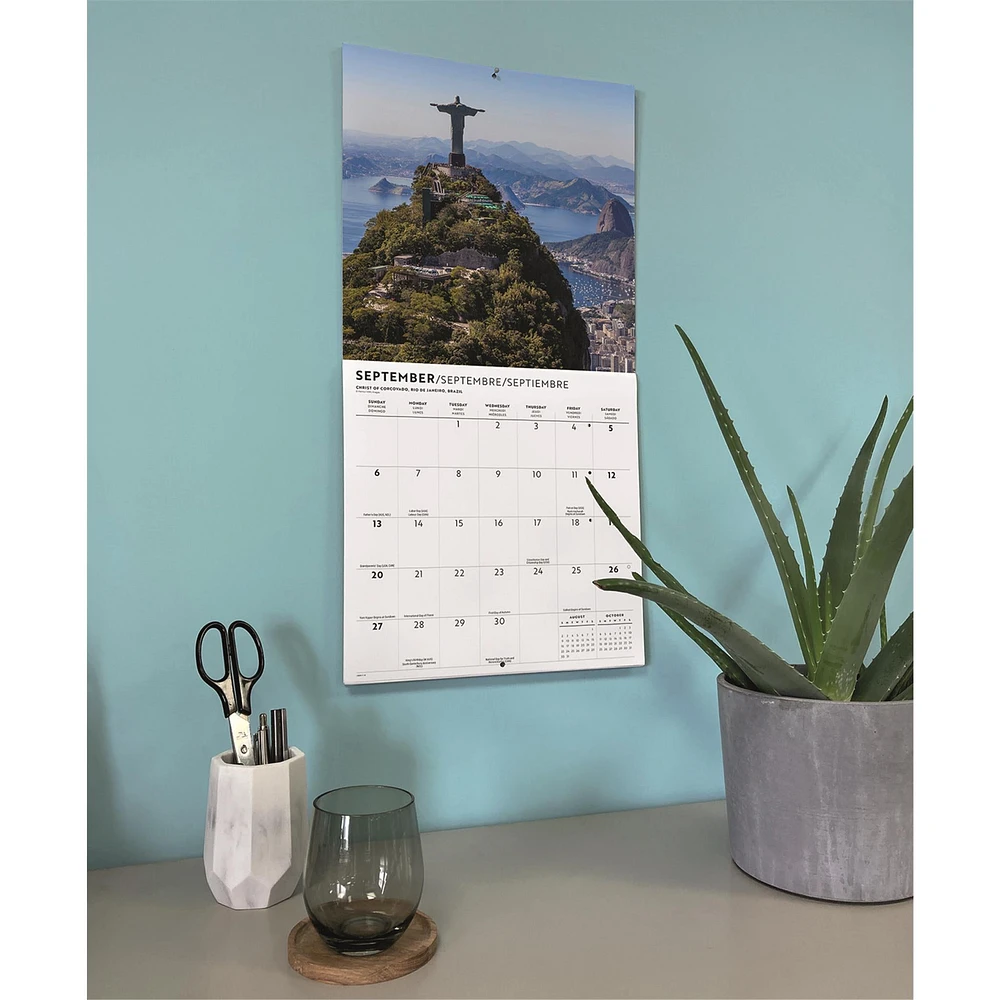 Passports To The World 2026 Wall Calendar