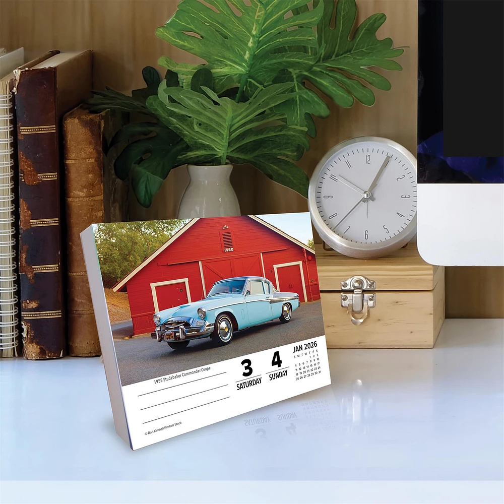 Classic Cars And Trucks 2026 Box Calendar
