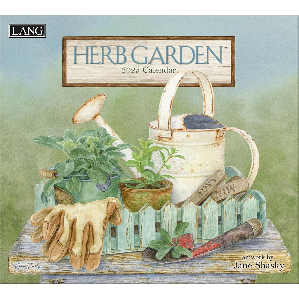 Herb Garden Wall 2025 Calendar - Online Exclusive