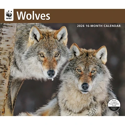 World Wildlife Fund Wolves 2026 Wall Calendar