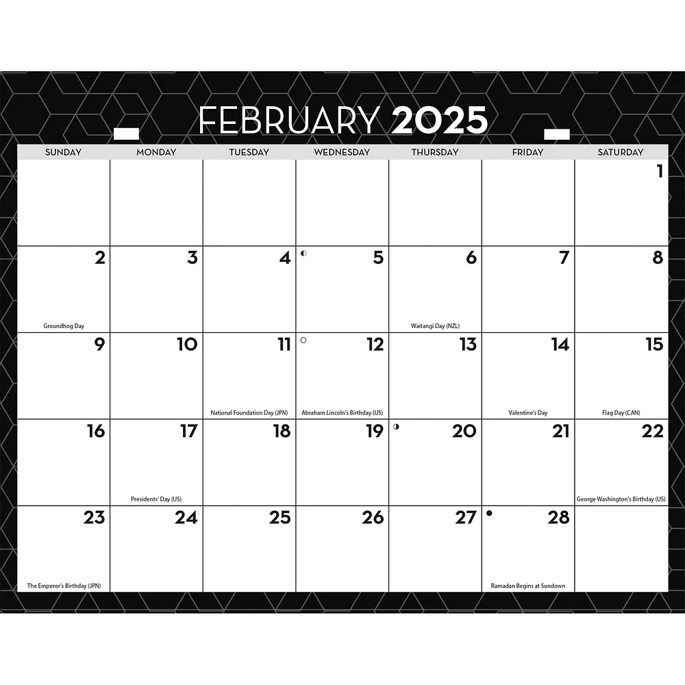 Office Triview Wall 2025 Calendar