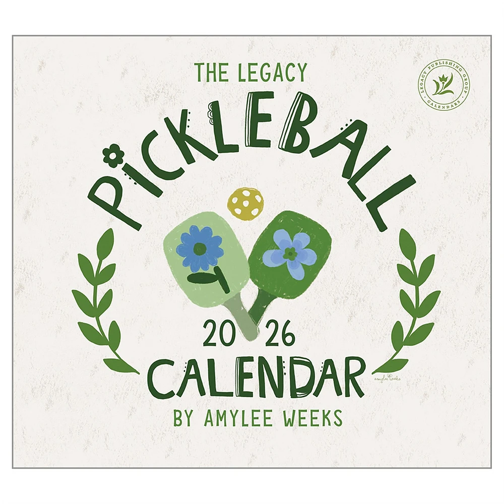 Pickleball 2026 Deluxe Wall Calendar - Online Exclusive