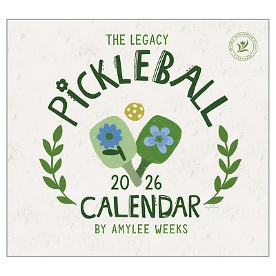 Pickleball 2026 Deluxe Wall Calendar - Online Exclusive