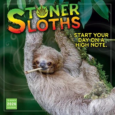 Stoner Sloths 2026 Wall Calendar