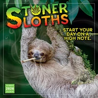 Stoner Sloths 2026 Wall Calendar