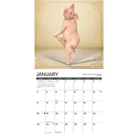 Pig Pilates 2026 Wall Calendar