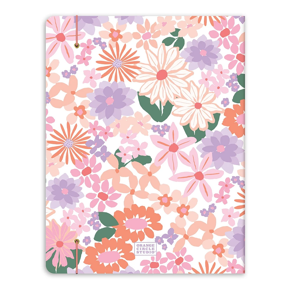 Secret Garden Just Right Bilingual 2025-2026 Monthly Planner Calendar