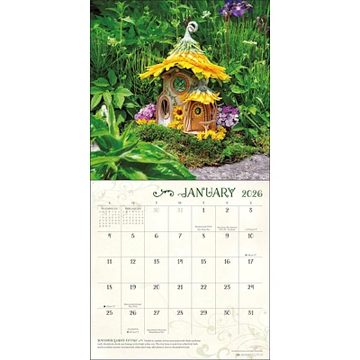 Fairy Houses 2026 Wall Calendar
