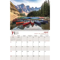 Canadian Rockies Multi Language 2026 Wall Calendar