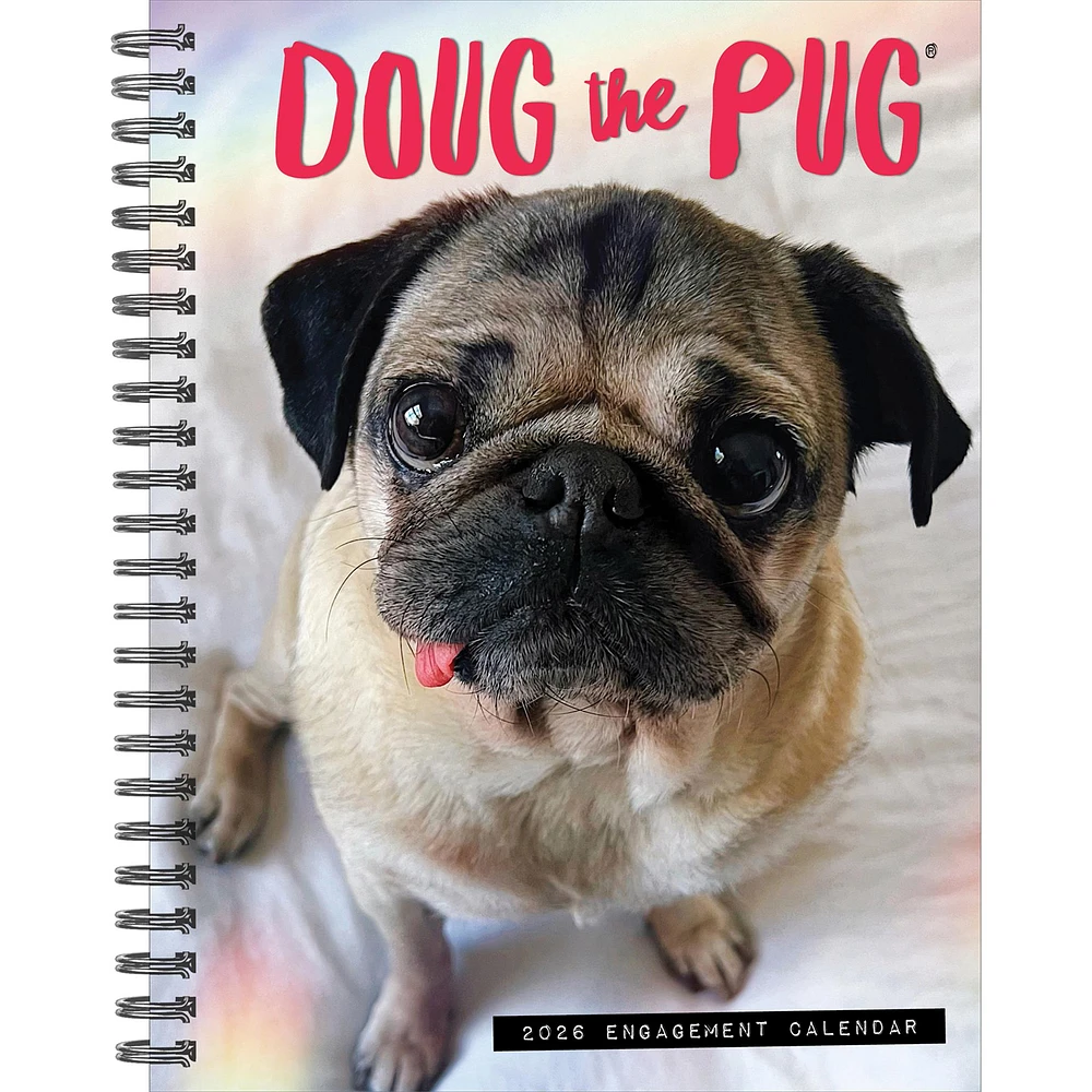 Doug The Pug 2026 Engagement Calendar - Online Exclusive