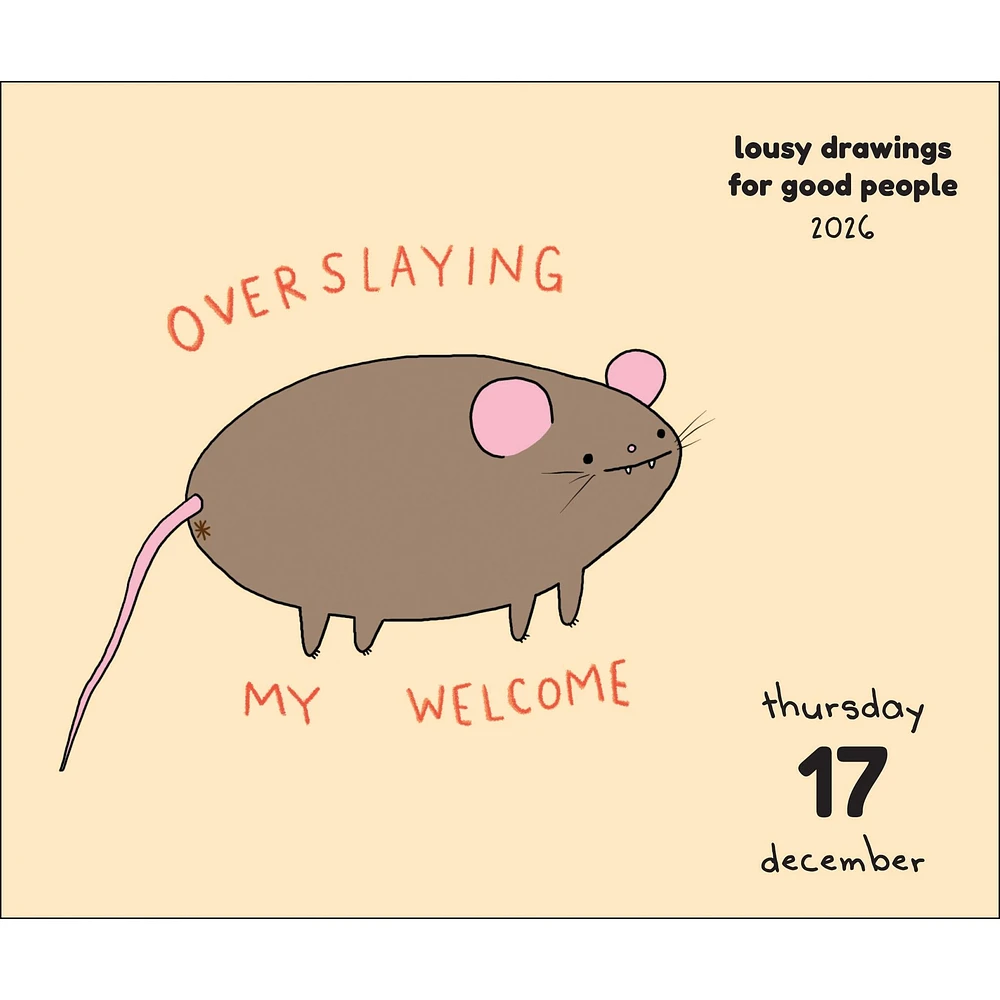 Lousy Drawings For Good People 2026 Box Calendar - Online Exclusive