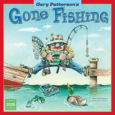 Gone Fishing Patterson Wall 2025 Calendar