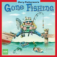 Gone Fishing Patterson Wall 2025 Calendar