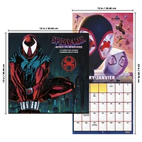 Spider Man Across The Spider Verse Bilingual 2026 Wall Calendar
