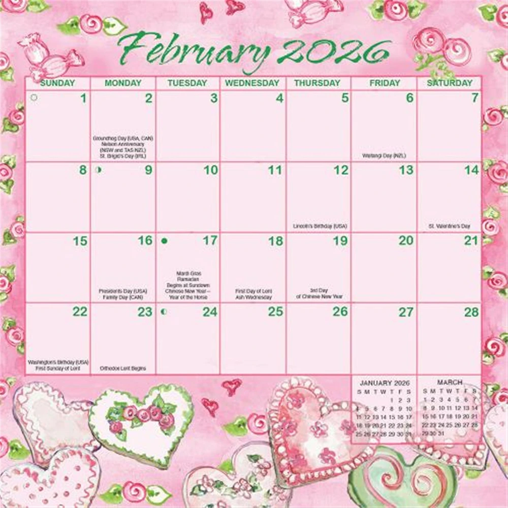 Joyful Seasons Magic Grip 2025-2026 Mini Calendar