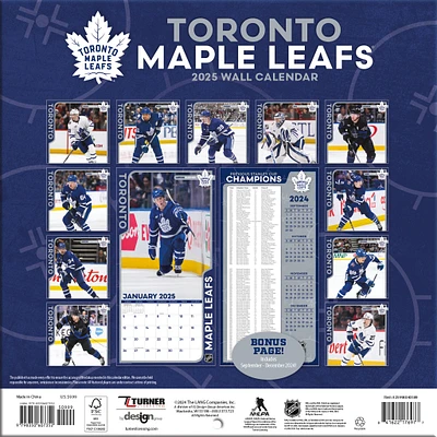 NHL Toronto Maple Leafs Mini 2025 Calendar