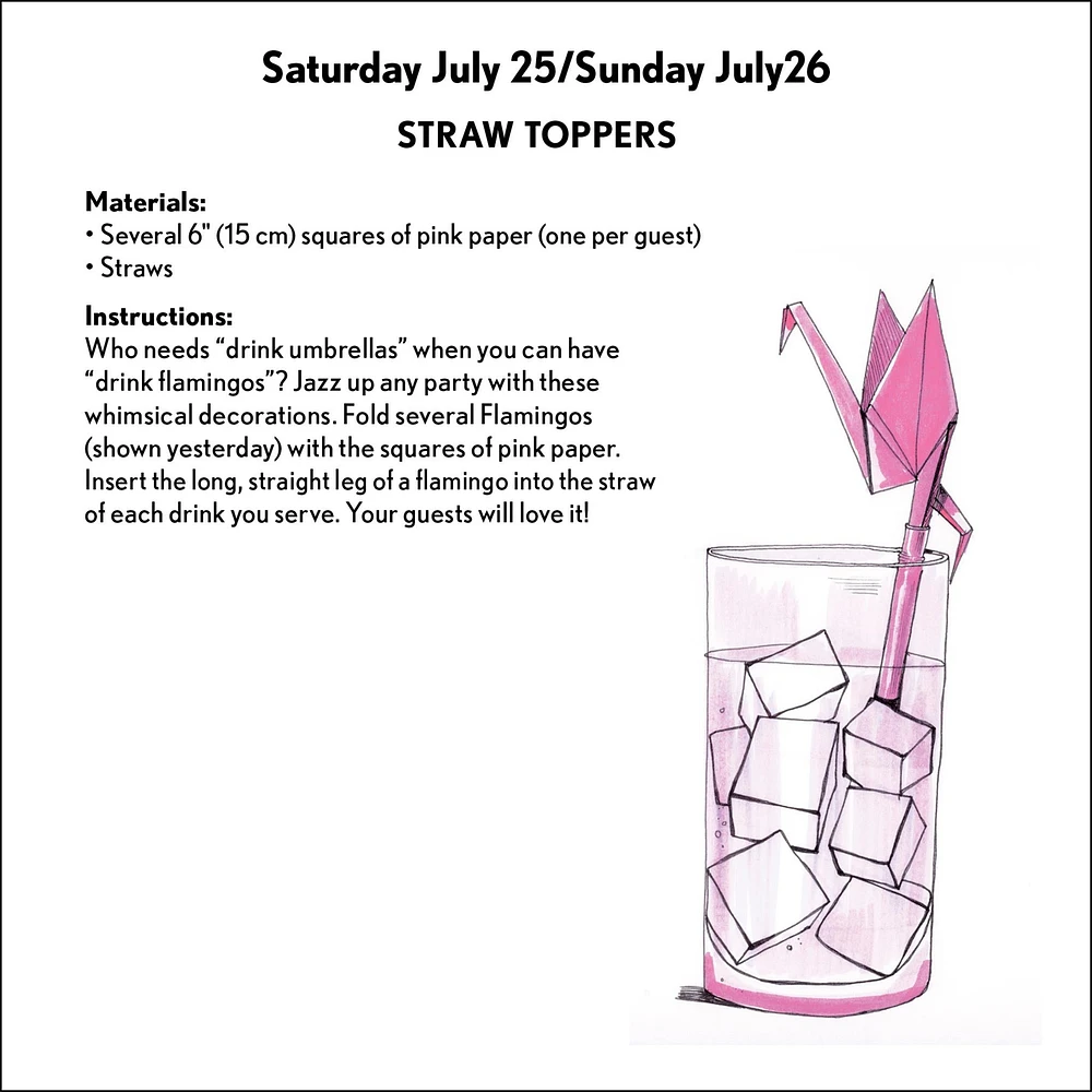 Easy Origami Fold-A-Day 2026 Box Calendar - Online Exclusive
