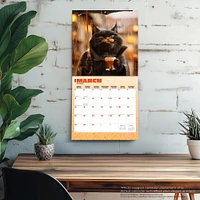 Caffeine Cats 2026 Wall Calendar - Online Exclusive