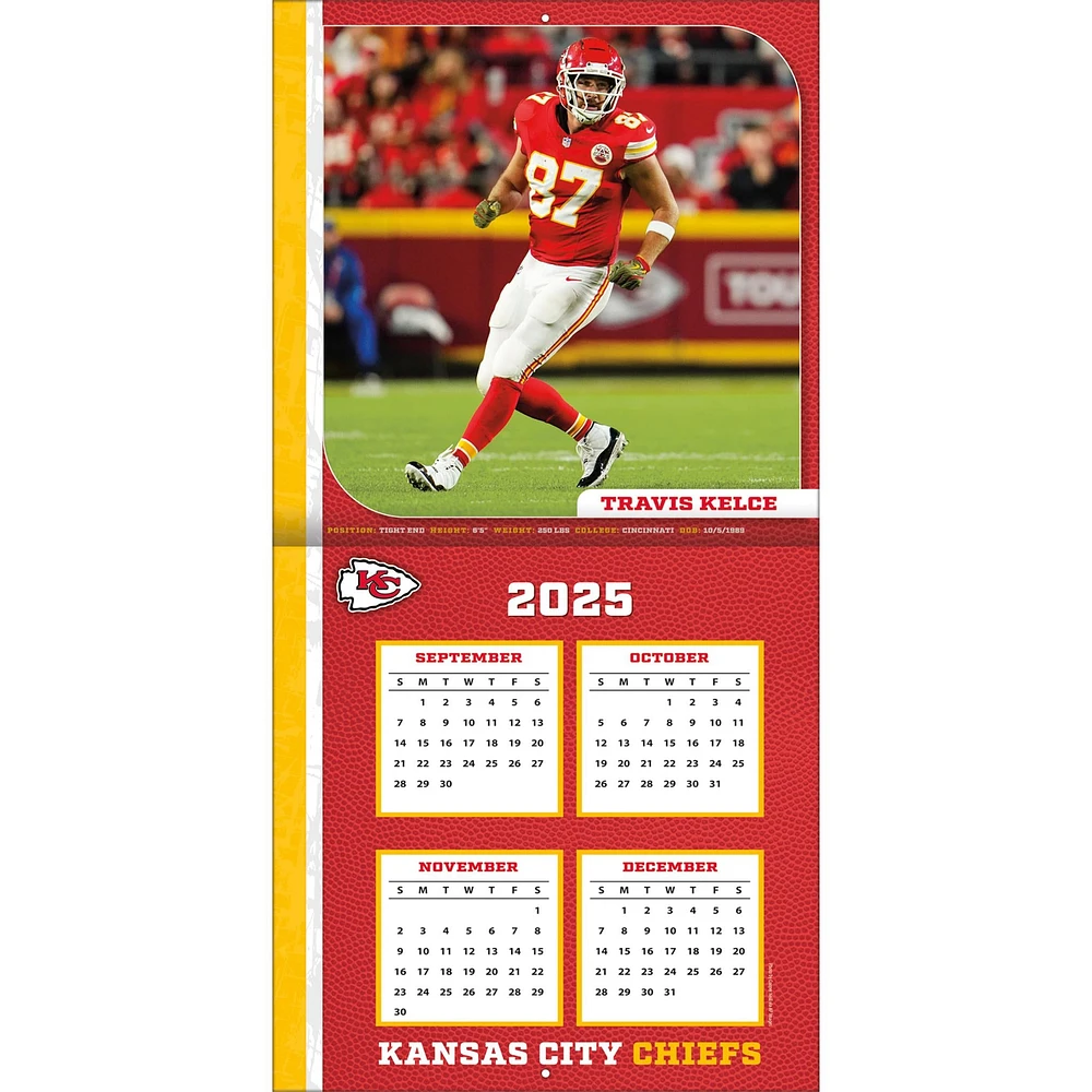 NFL Travis Kelce Kansas City Chiefs 2026 Wall Calendar