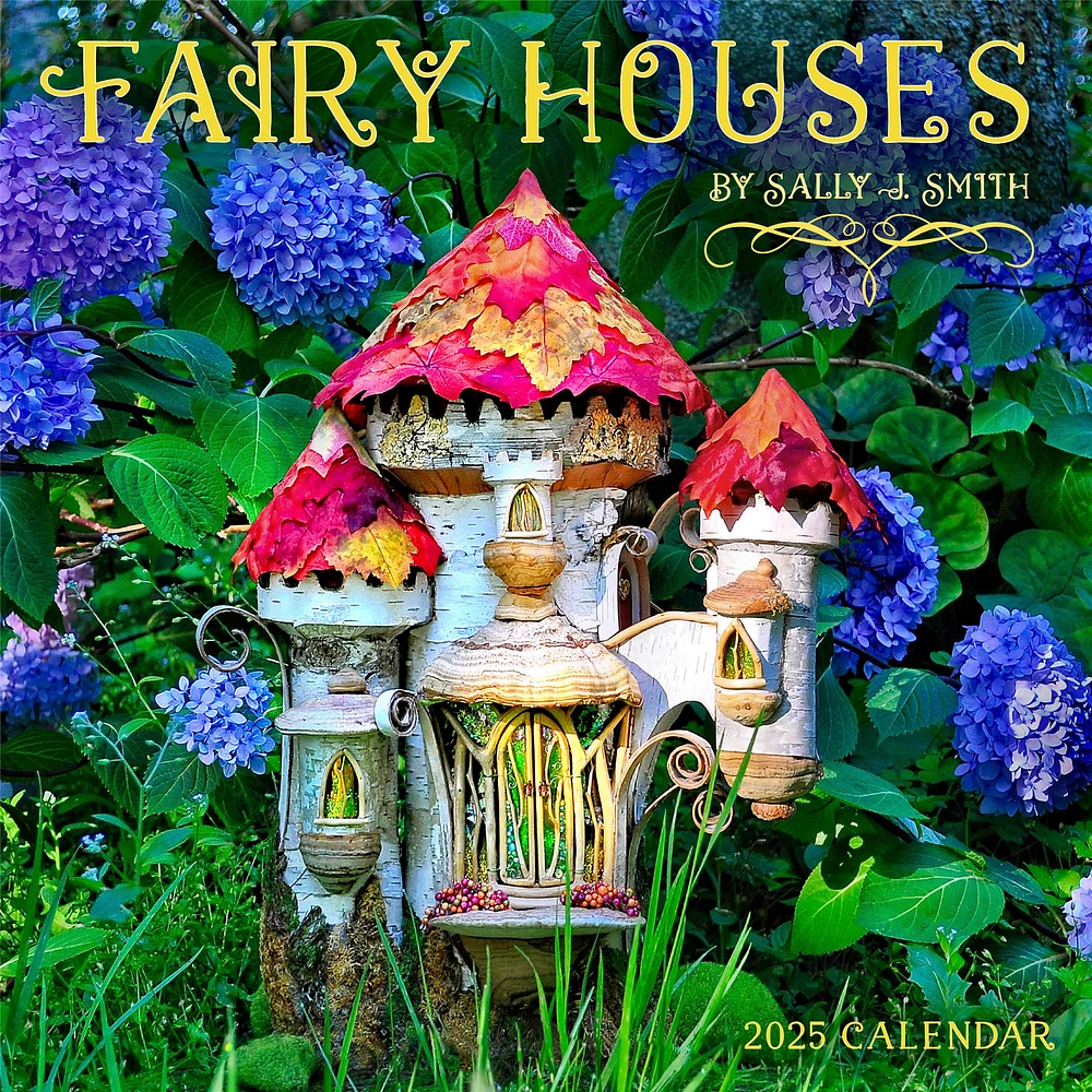 Fairy Houses Wall 2025 Calendar