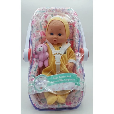 Doll Baby on Carrier Seat 16in