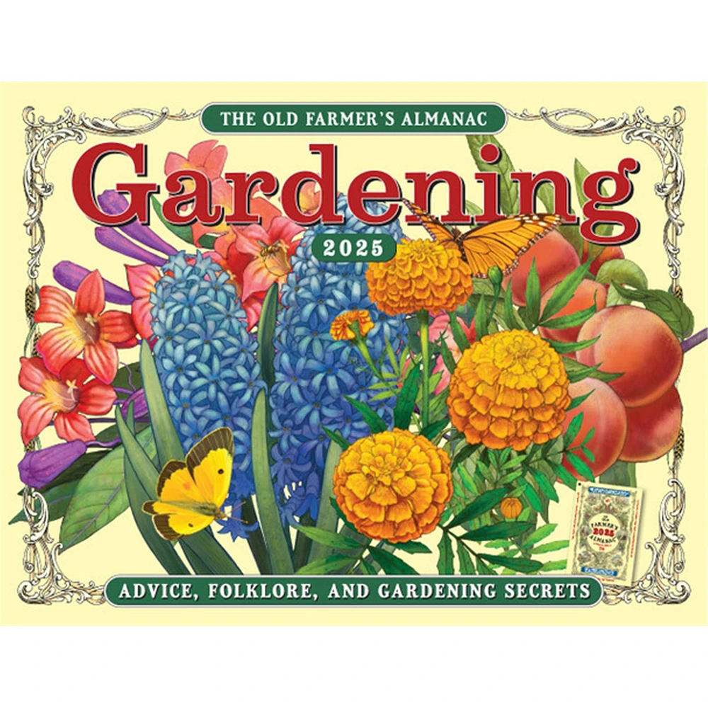 Old Farmers Almanac Gardening Wall 2025 Calendar