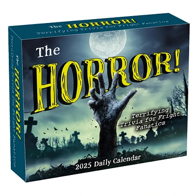 The Horror Terrifying Trivia For Fright Fanatics Box 2025 Calendar