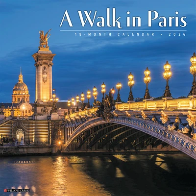 Walk In Paris 2026 Wall Calendar - Online Exclusive