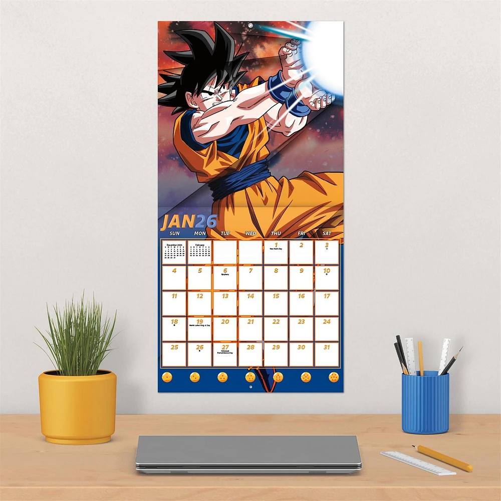 Dragon Ball Z 2026 Wall Calendar