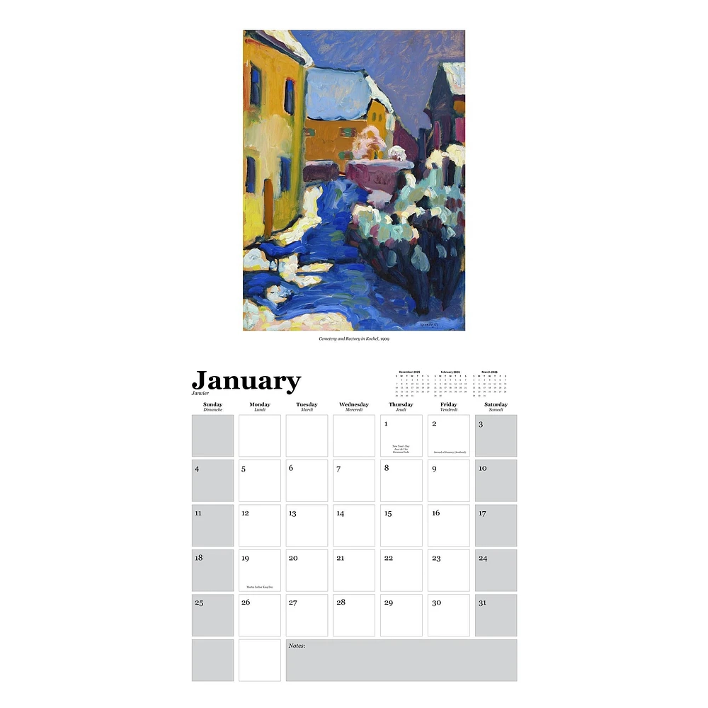 Kandinsky 2026 Wall Calendar - Online Exclusive