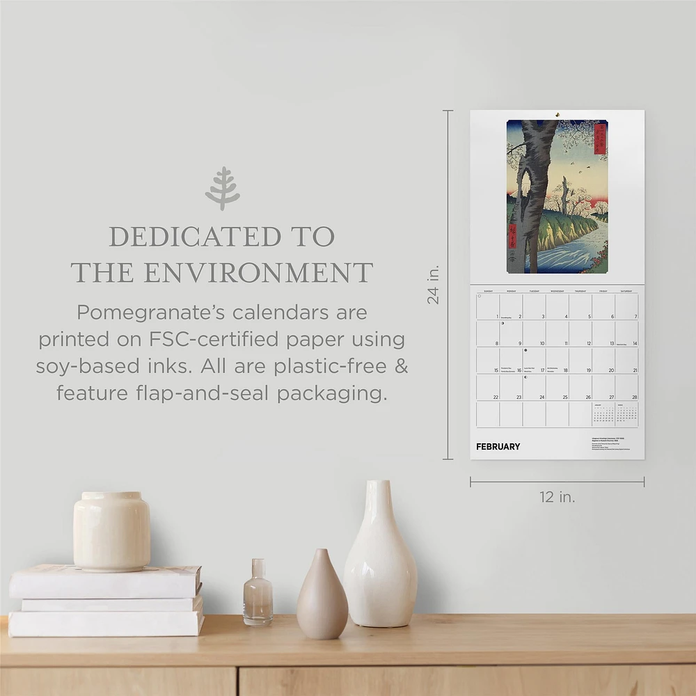 Hiroshige 2026 Wall Calendar