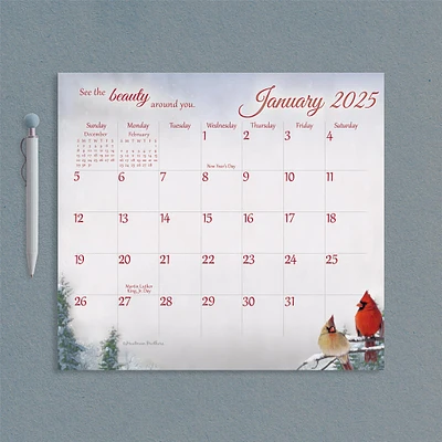 Songbirds Keepsake Magnetic Special Edition Mini 2025 Calendar