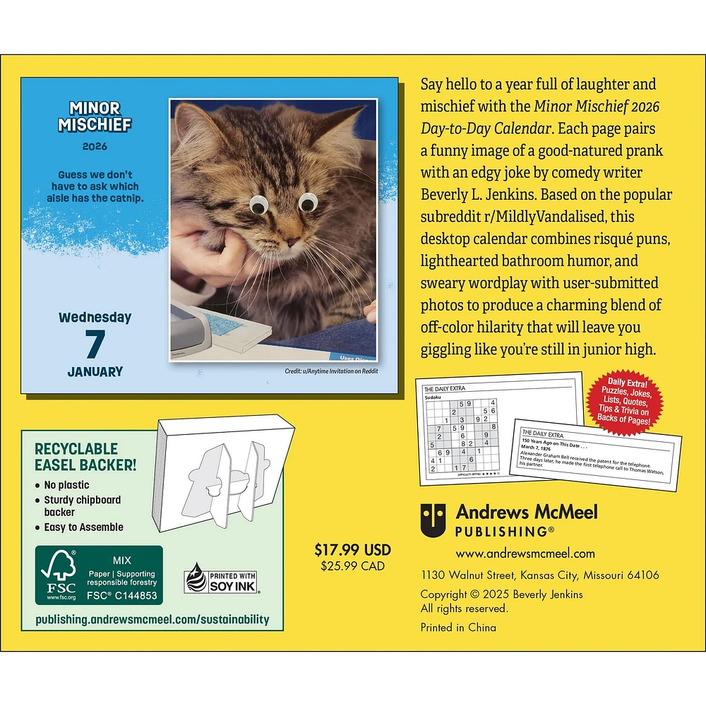 Minor Mischief 2026 Box Calendar - Online Exclusive