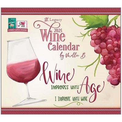 Wine Special Edition Wall 2025 Calendar