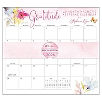 Gratitude 2026 Special Edition Mini Magnetic Keepsake Calendar