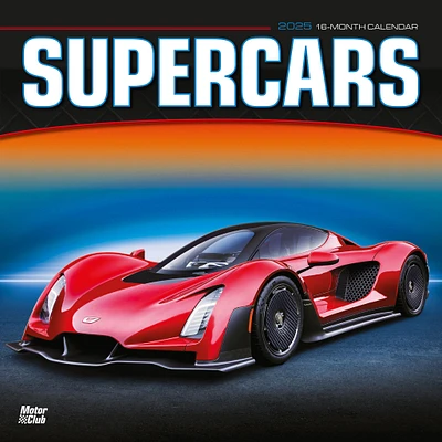 Supercars Wall 2025 Calendar