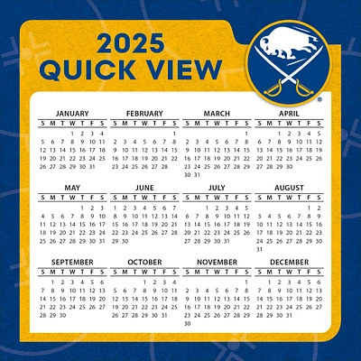 NHL Buffalo Sabres Box 2025 Calendar - Online Exclusive