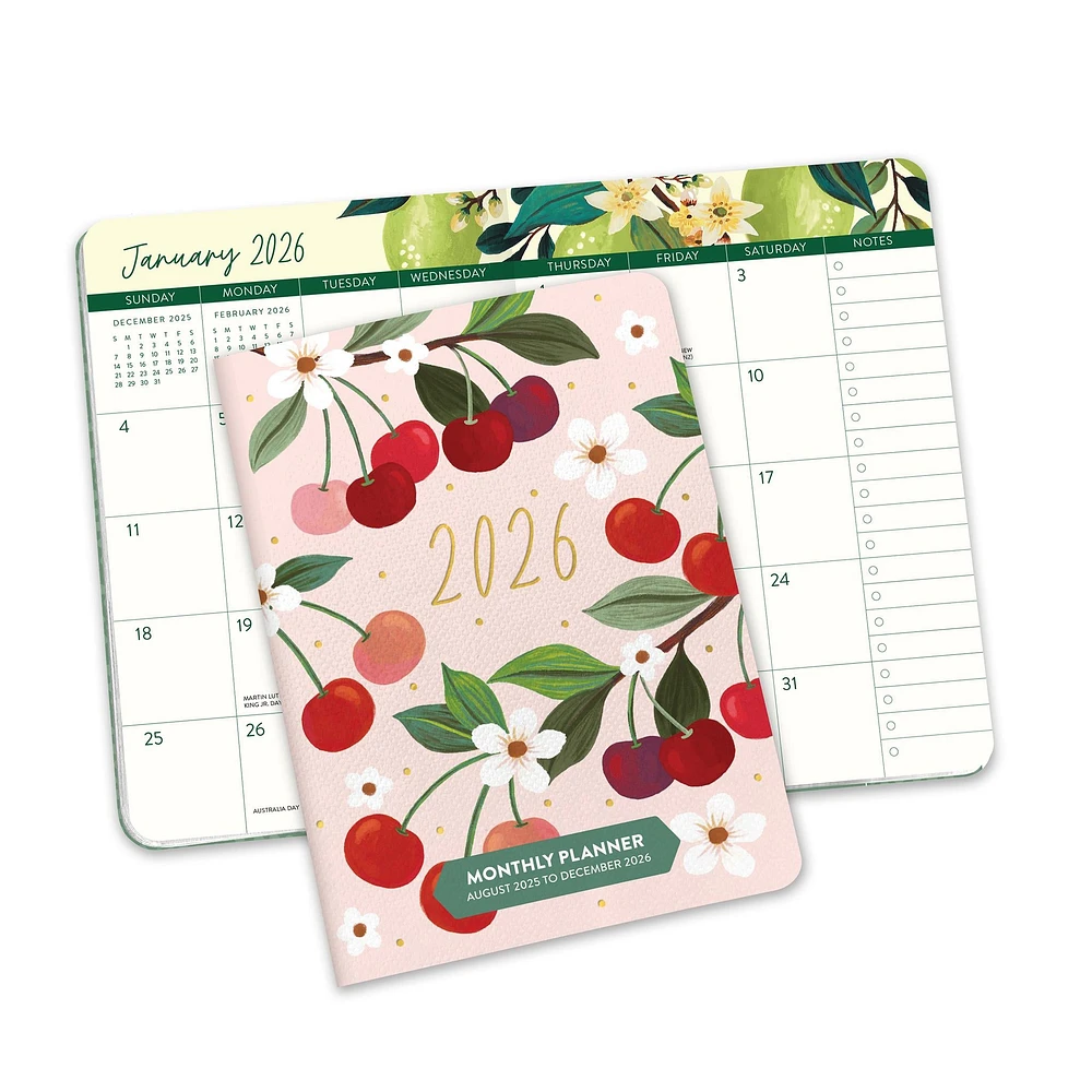 Fruit Flora 2026 Monthly Pocket Planner Calendar - Online Exclusive