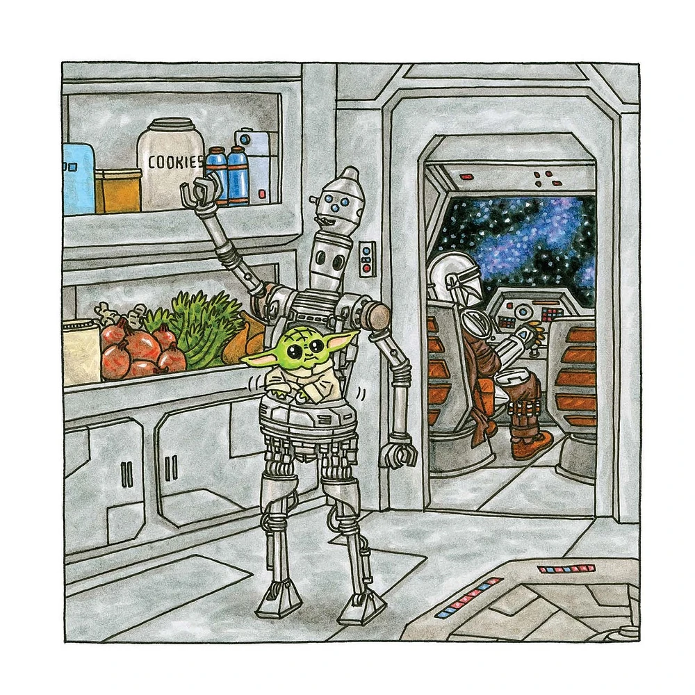 The Mandalorian And Child 2026 Wall Calendar - Online Exclusive