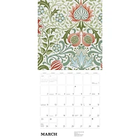 William Morris Arts Crafts Designs Wall 2025 Calendar