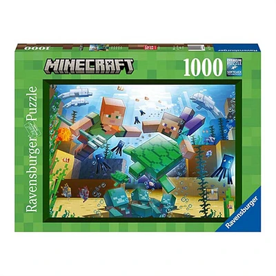 Minecraft Mosaic 1000 Piece Puzzle Ravensburger