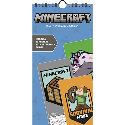 Minecraft 2026 Mini Poster Calendar