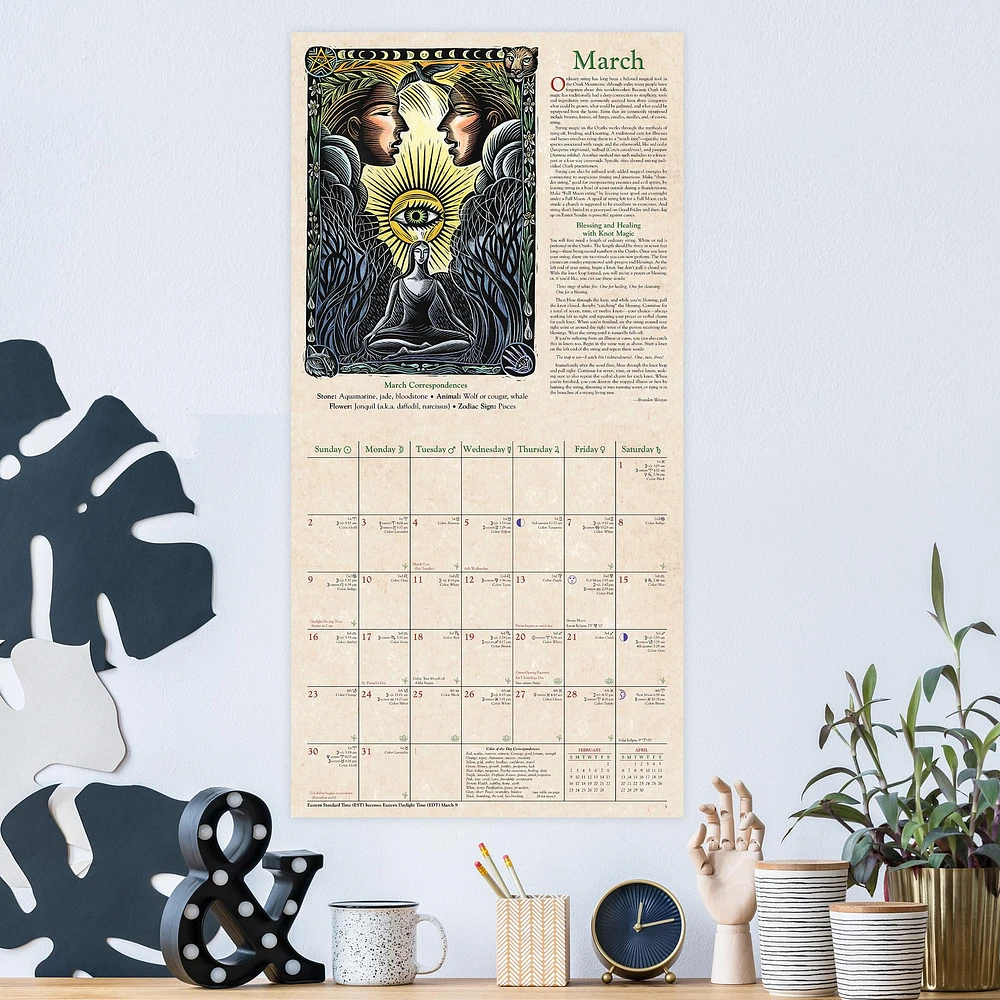 Witches 2026 Wall Calendar