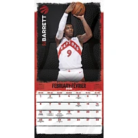 NBA Toronto Raptors Bilingual 2026 Wall Calendar